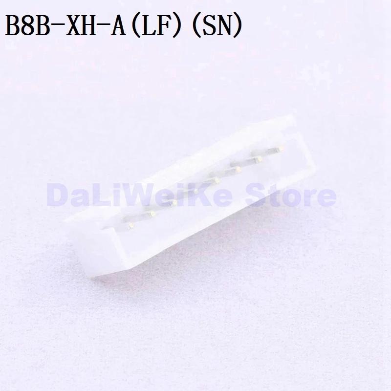 20p cs/lote B8B-XH-A (lf) (sn) largura dos pes: 2.50mm 8pin conector 100% novo e original